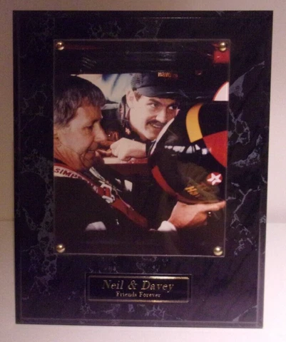 Neil & Davey Allison Plaque " Friends Forever" Cover
