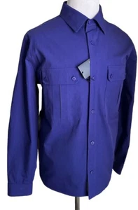 Saint Laurent Men Shirt Overshirt Jacket Encre/Blue Size 42/XL New $850 Italy - Picture 1 of 12