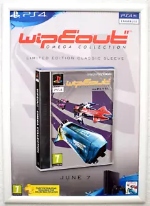 Wipeout Omega Collection SELTEN PS4 42 cm x 59 cm Werbe-Poster - Bild 1 von 1