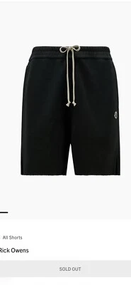 Rick Owens Moncler Jogger Shorts. M. $690 - Image 1 of 4