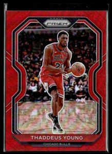 2020-21 Panini Prizm Red Prizms Thaddeus Young 026/299 Chicago Bulls #165 - Foto 1 di 2