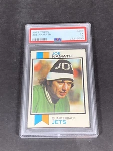 1973 Topps #400 NFL Hof Joe Namath PSA 5 ex Low Pop 131 - Imagen 1 de 2