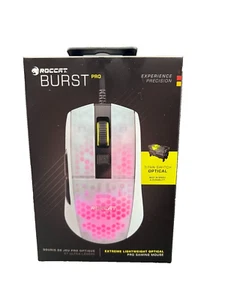 ROCCAT Burst Pro RGB USB Gaming Mouse Titan Switch Optical with 16000 Dpi White - Picture 1 of 9