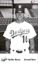 1995 Great Falls Dodgers Team Issue 14 Bobby Meyer Dubuque Iowa IA Baseball Card