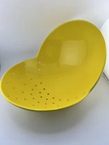 Vintage MCM Ceramic Copenhagen Designer Ole Jensen Yellow Colander Denmark - Picture 1 of 10