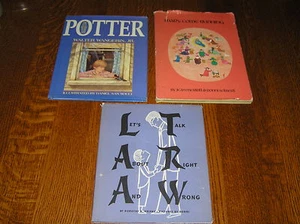 Vintage Lot of 3 Inspirational Religious Hardcover Books RIGHT & WRONG 1sts - Bild 1 von 7