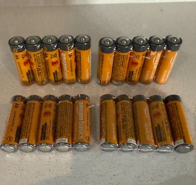 20-Pack AAHigh-Performance Cell All-Purpose Alkaline Batteries 1.5 Volt RRP £20 - Image 1 of 4