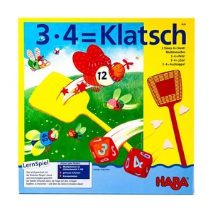 HABA Board Game Kids 3·4 = Klatsch! (3 Times 4 = Swat!) Box VG+/NM - Picture 1 of 2