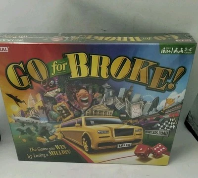 GO FOR  BROKE  The Game You Win By Losing a Million, IDEAL, new sealed - Image 1 of 4