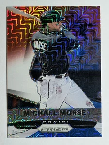 2015 Panini Prizm Prizms Red White and Blue Mojo #6 Michael Morse - Bild 1 von 2