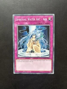 Yu-Gi-Oh! SDCH-EN031 Spiritual Water Art - Aoi (1st Edition) Common, NEAR MINT - Picture 1 of 2