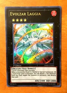 Yugioh Evolzar Laggia 1st Edition PHSW-EN043 Vintage Ultra Rare NM-M - Picture 1 of 2