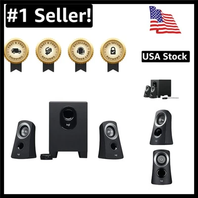 Rich Sound Quality Z313 Speaker System - Subwoofer and 3.5mm Connectivity - Image 1 of 4