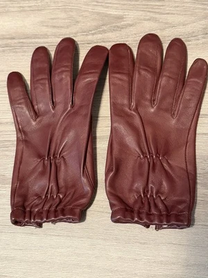 Guantes de conducción italianos de Andreano. Marrón. Mujer’s 7.5 Hombre’s XS. Sin forro. Suave. Foto 1 de 2