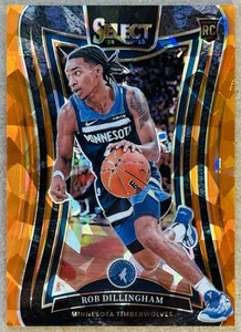 2024-25 Panini Select #392 Rob Dillingham RC Orange Ice Prizm /275 NM Mezzanine - Bild 1 von 2