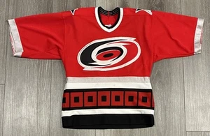 Vintage CCM NHL Carolina Hurricanes Jersey Youth S/M Red - Picture 1 of 13