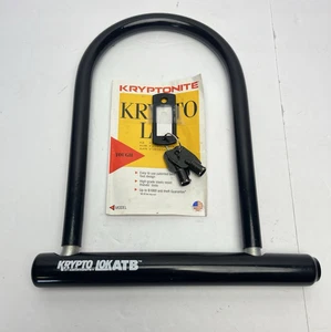 Kryptonite U-Lock 5.25" x 9"  Bicycle Lock KryptoLok ATB 2 Keys Open Box - Picture 1 of 3