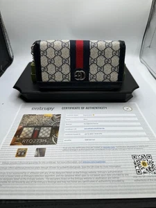 Cartera Gucci GG Supreme Ophidia Cremallera SPB-MS ID: 351607 - Imagen 1 de 14