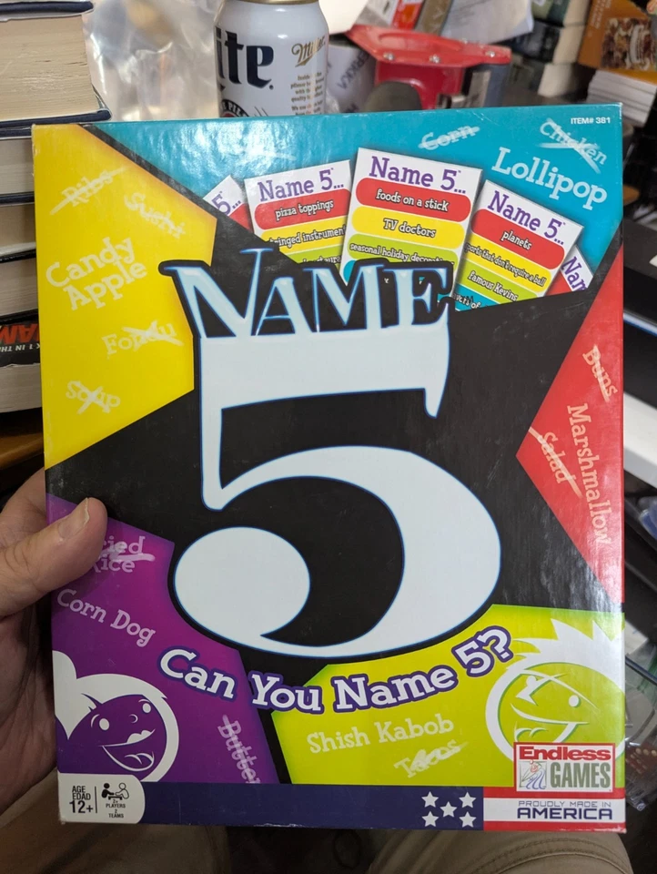 NOMBRE 5 ¿Puedes nombrar 5? Juego de mesa 100% COMPLETO 2015 Foto 1 de 4