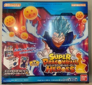 BANDAI Super Dragon Ball Heroes Extra Booster Pack 4 (BOX) 20 packs - Picture 1 of 3