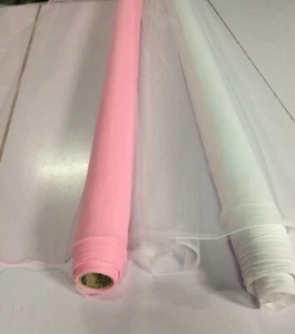 BEAUTIFUL SOFT POLYESTER TULLE FABRIC : 160CM WIDE : - Picture 1 of 5