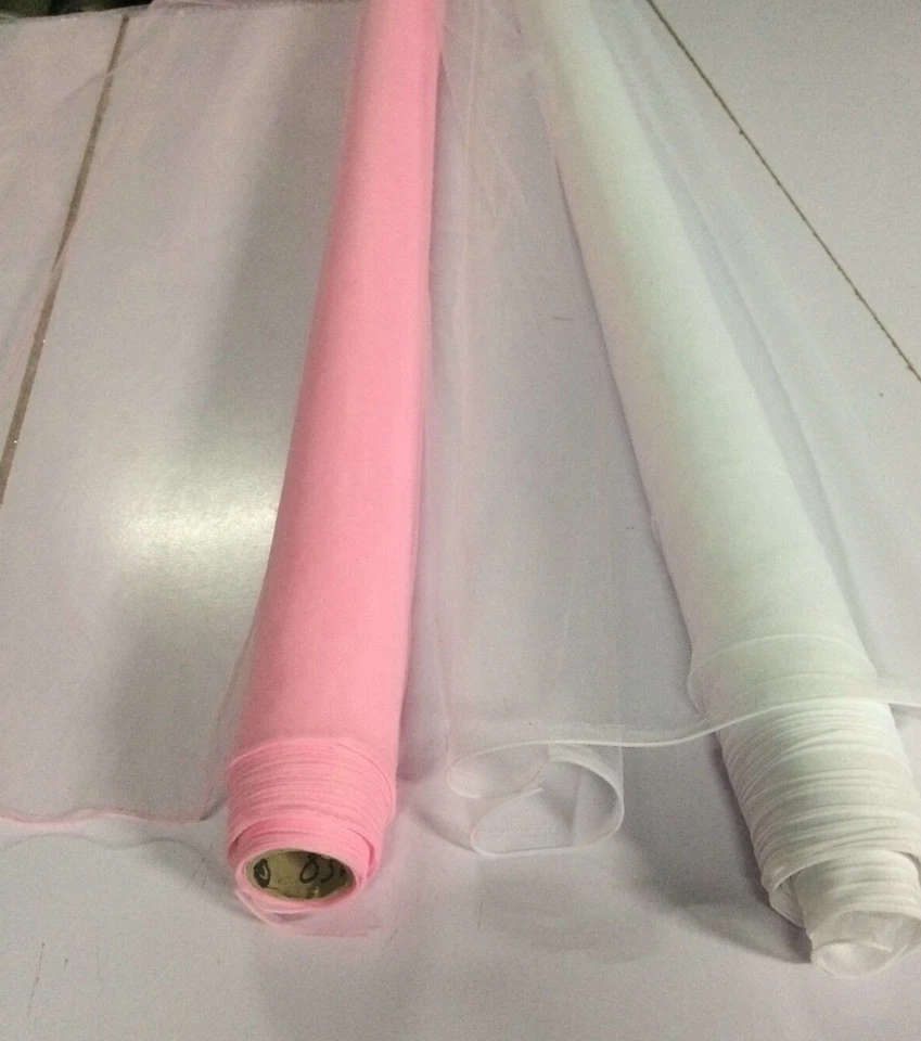HERMOSA TELA DE TUL POLIÉSTER SUAVE: 160 CM DE ANCHO: Foto 1 de 1