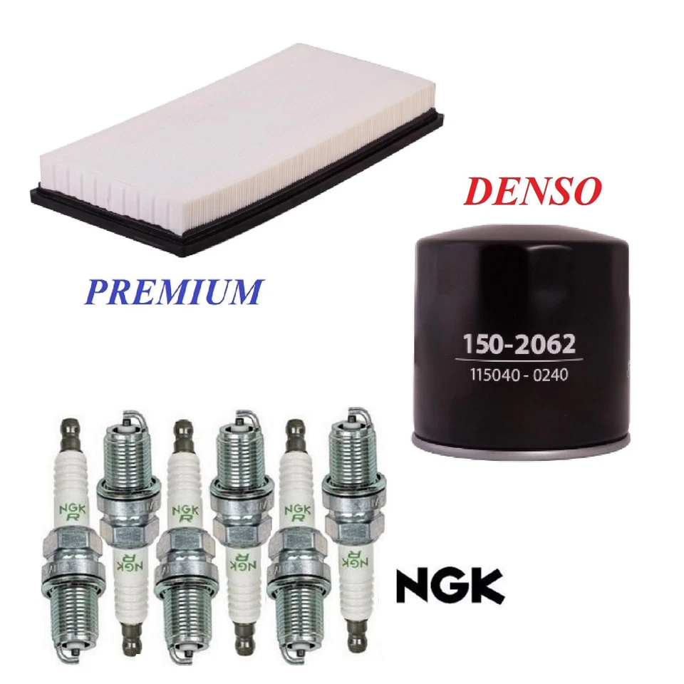 Kit de puesta a punto filtros de aceite de aire bujías para Jeep Cherokee L6 4,0 L 2000-2001 Foto 1 de 1