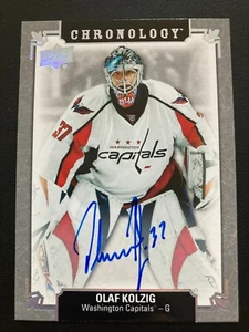 2019-20 Upper Deck Chronology Franchise History Autographs FH-WA-OK Olaf Kölzig - Bild 1 von 2