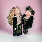 Albert & Amelia 14" (1-2000) Blonde Hair Goldenvale Kissing Porcelain Dolls 