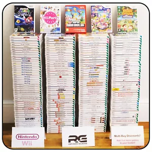 Nintendo Wii Games - Buy a Game or Bundle Up - Fast Dispatch Free Postage - Picture 1 of 250