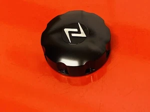 TAPA TANQUE DE GASOLINA VESPA GTS GTL GTV NEGRA ANODIZADA CNC MECANIZADO ALUMINIO - Imagen 1 de 5