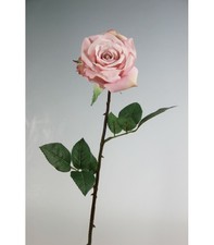 1 ROSA ARTIFICIALE PER COMPOSIZIONI COLORE A SCELTA 60CM FIORI PIANTE