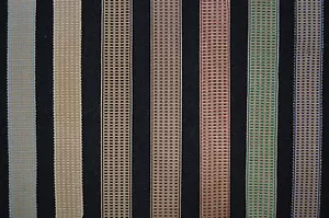 "Borde plano / cinta tejida - 1"w - tejido a cuadros marrón camello - ¡7 colores!¡! - Imagen 1 de 8