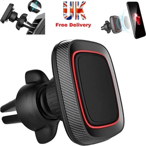 Universal 360°Magnetic Car Mobile Phone Holder Air Vent Mount for iPhone,Samsung - Picture 1 of 15