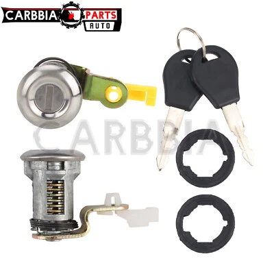 Juego de cerradura de puerta con llave para camioneta Nissan 1984-1998 D21 80600-01g25 80601-01g25 Foto 1 de 4