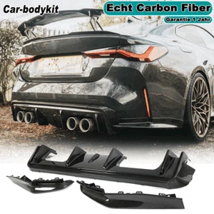 Für BMW 4er G82 G83 M4 2021-2023 Echt Carbon Heckdiffusor Stoßstangen Diffusor - Bild 1 von 15