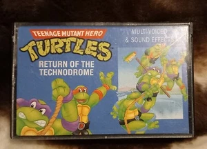 Vintage 1990 Teenage Mutant Hero Turtles Return Of The Technodrone Cassette Tape - Picture 1 of 4