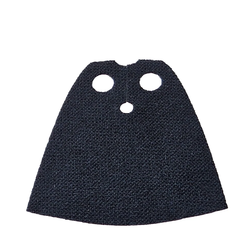 Lego minifigura 1x capa abrigo capa tela estándar 19888 negro black