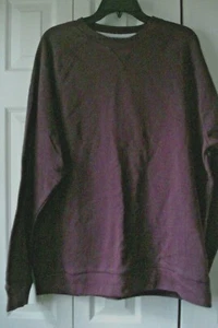 Sudadera para Hombre Vino Talla XL Estilo Simple Cuello Redondo - Imagen 1 de 2
