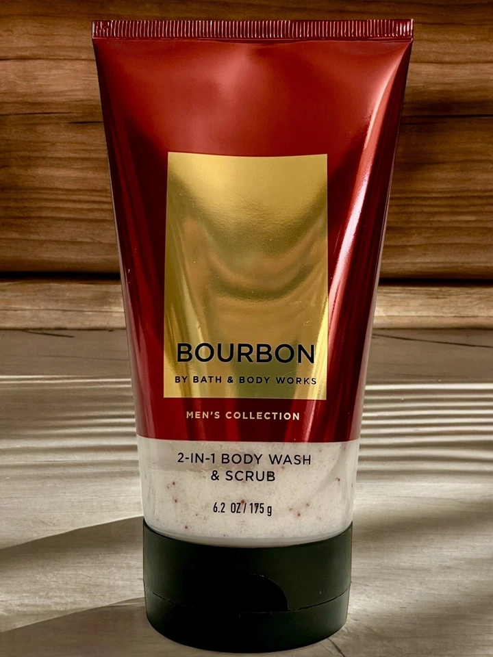 Bath & Body Works BOURBON 2-IN-1 BODY WASH & SCRUB 6.2 oz Men’s Collection - Image 1 of 1
