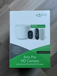 NEW (SEALED) Arlo Smart Home Pro HD Camera Plus Audio Doorbell and Chime System - Picture 1 of 5