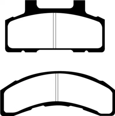 EBC for 93-96 Buick Century 2.2 Greenstuff Front Brake Pads - ebcDP21240 - Image 1 of 4