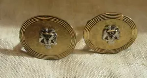 32nd Degree Masonic Cufflinks Vintage - Bild 1 von 7