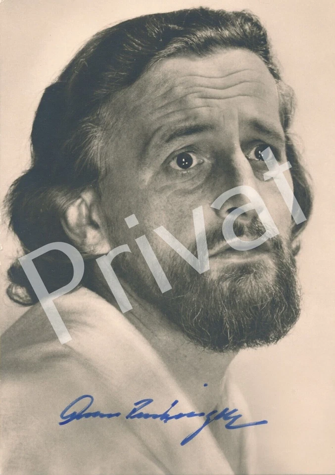 100% orig. Autogramm handsign. Passion Oberammergau Anton Preisinger 1960 L1.52 - Bild 1 von 1