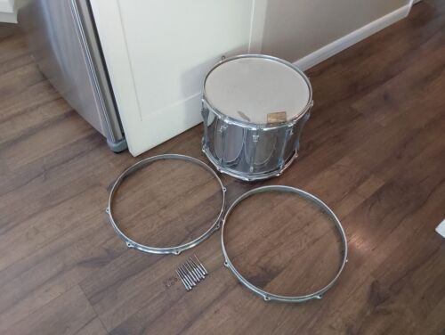 Vintage 1969 Ludwig Marching Band Snare Drum w/ Extra Rings Sports School