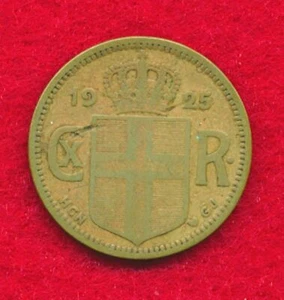 Iceland 1925 KRONA  (Aluminum-Bronze) - Picture 1 of 2