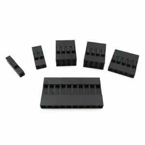 100 pz connettore alloggiamento spina intestazione PC passo 2,54 mm 1P-20P guscio in plastica - Foto 1 di 2