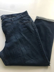 C&A FANTASTIC ELASTIC JEANS Blue Denim Stretch 46 W 30 L SLIM LEG blue UK 28 30 - Picture 1 of 12