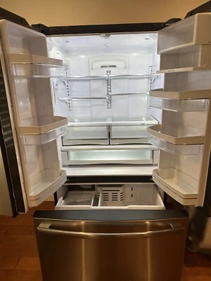 GE Refrigerator, Counter - Depth, French Door - Image 1 of 4