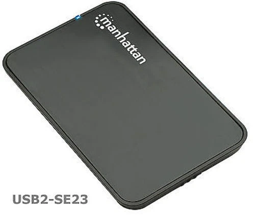 USB 2.0 SATA 2.5" Hard Drive Enclosure, Black, 130042 - Image 1 of 4